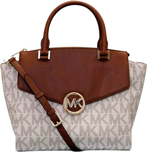 Michael Kors Hudson Large Signature PVC Satchel 